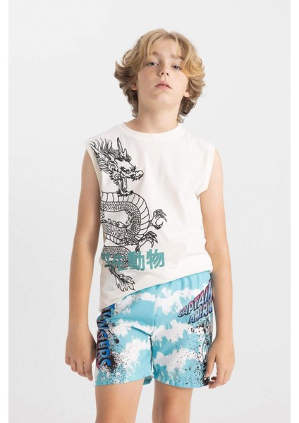 Erkek Çocuk Marvel Avengers Deniz Şortu C3670A824HS