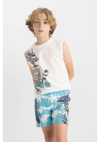 Erkek Çocuk Marvel Avengers Deniz Şortu C3670A824HS