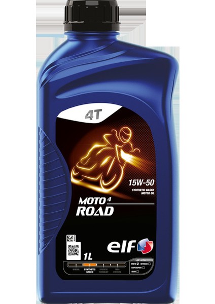 Moto 4 Road 15W50 Sentetik 1 Lt. Motosiklet Motor Yağı (Yeni Tarihli)