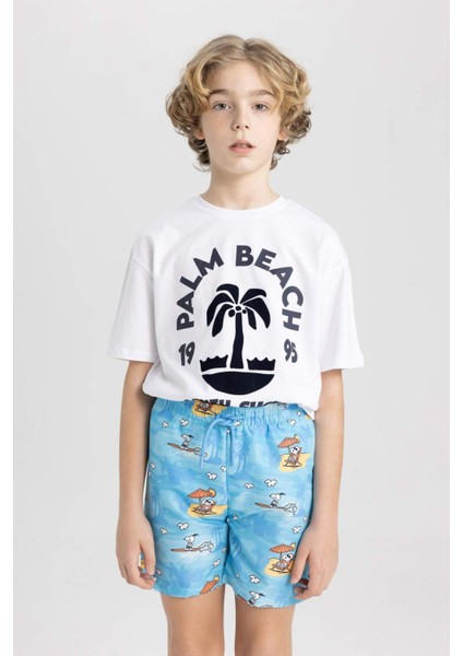 Erkek Çocuk Snoopy Deniz Şortu C3581A824HS