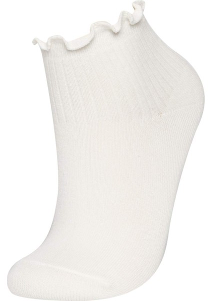 Kız Çocuk 3'lü Pamuklu Uzun Çorap