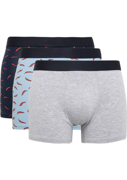 Regular Fit 3'lü Boxer B7967AX24SP