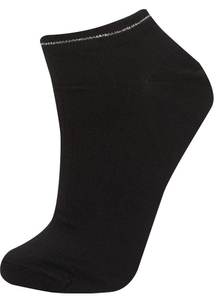 Kadın Dikişsiz 3'lü Bambu Patik Çorap B8452AXNS