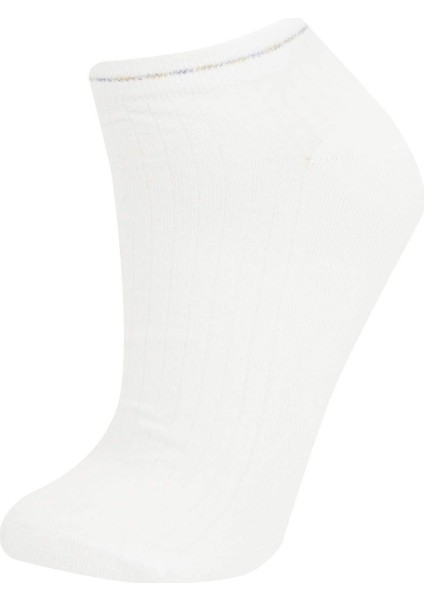 Kadın Dikişsiz 3'lü Bambu Patik Çorap B8452AXNS