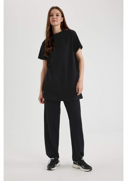 Relax Fit Beli Lastikli Cepli Paça Ayarlanabilir Lastikli Eşofman Altı C3839AX24SP