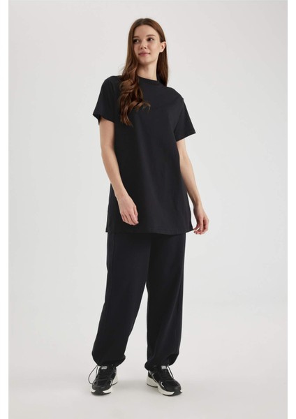 Relax Fit Beli Lastikli Cepli Paça Ayarlanabilir Lastikli Eşofman Altı C3839AX24SP