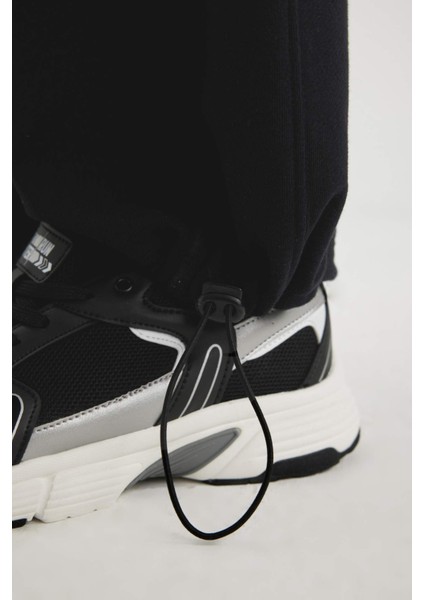 Relax Fit Beli Lastikli Cepli Paça Ayarlanabilir Lastikli Eşofman Altı C3839AX24SP