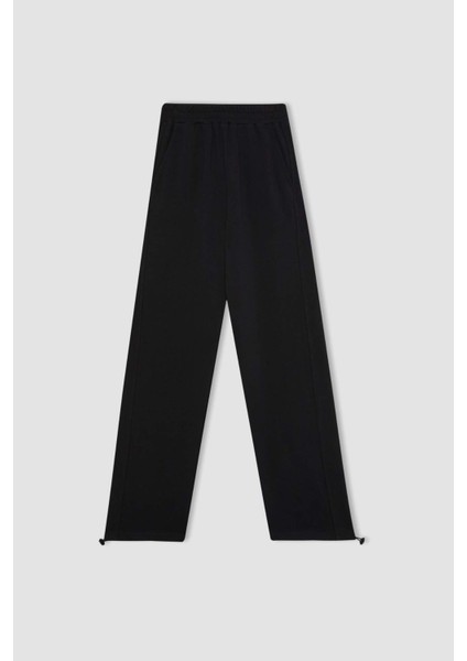 Relax Fit Beli Lastikli Cepli Paça Ayarlanabilir Lastikli Eşofman Altı C3839AX24SP