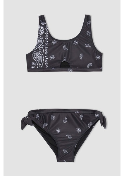 Kız Çocuk Desenli Bikini Takımı C0368A824SM