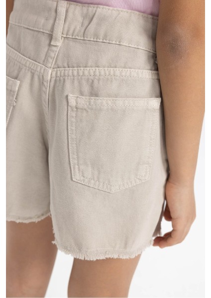 Kız Çocuk Jean Şort B5048A824SM