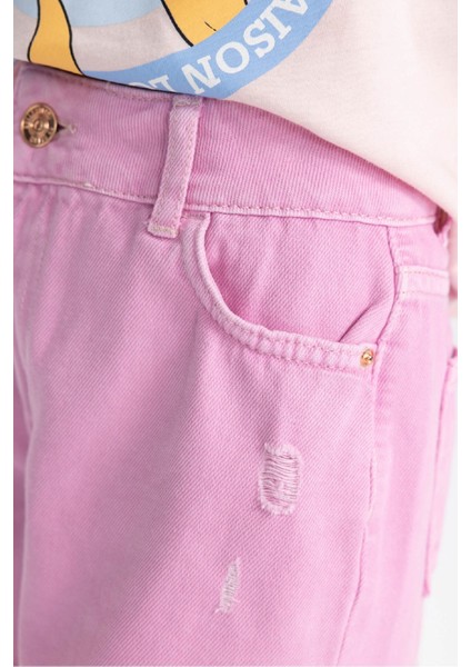 Kız Çocuk Jean Şort