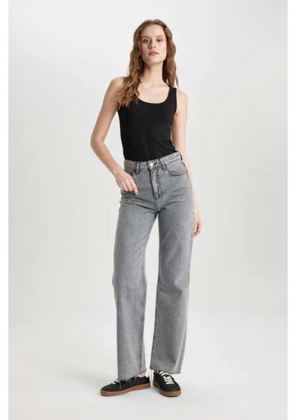 Slim Fit Dar Kesim U Yaka Basic Düz Atlet I1059AZ24SM