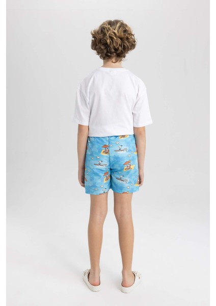 Erkek Çocuk Snoopy Deniz Şortu C3581A824HS