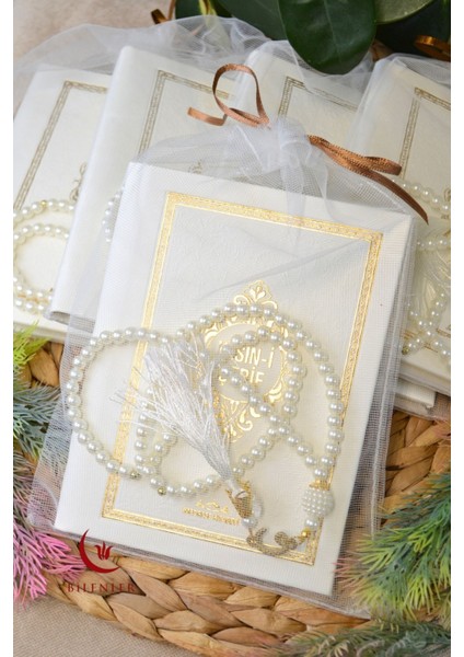 Yasin Tül Kese Termoderi Kaplı-Arapça Türkçe Okunuşlu ve Mealli–mevlid ve Bebek Hediyeliği (10 Adet) fiyatları