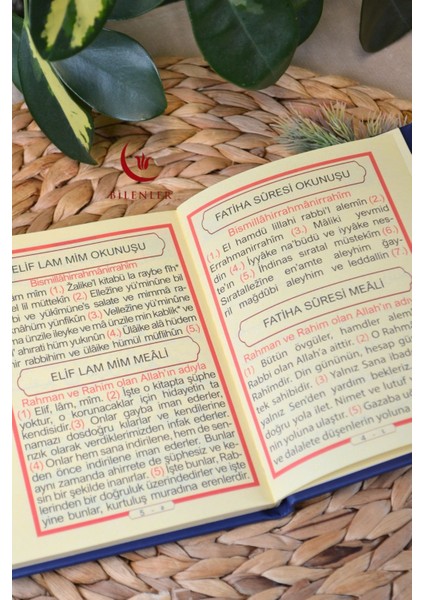 Yasin Tül Kese Termoderi Kaplı-Arapça Türkçe Okunuşlu ve Mealli–mevlid ve Bebek Hediyeliğii (1 Adet) fırsatları