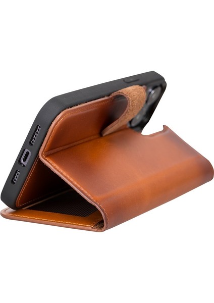 Apple iPhone 13 Pro Max Uyumlu Deri Cüzdanlı Kılıf RST2EF Taba modelleri