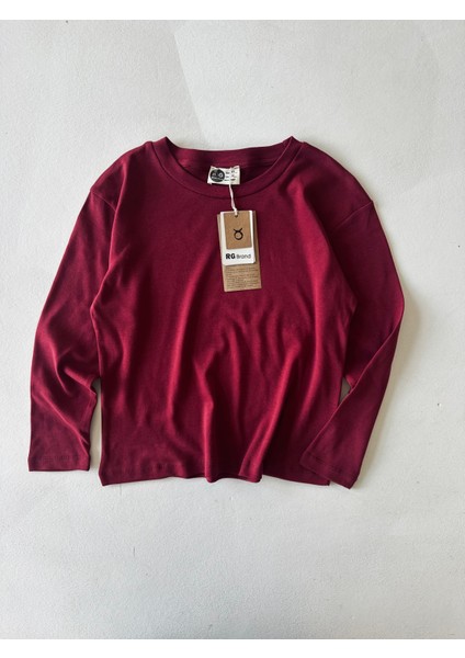 Genç Kız / Erkek %100 Pamuk Uzun Kollu Tişört_RG3701 fiyatları