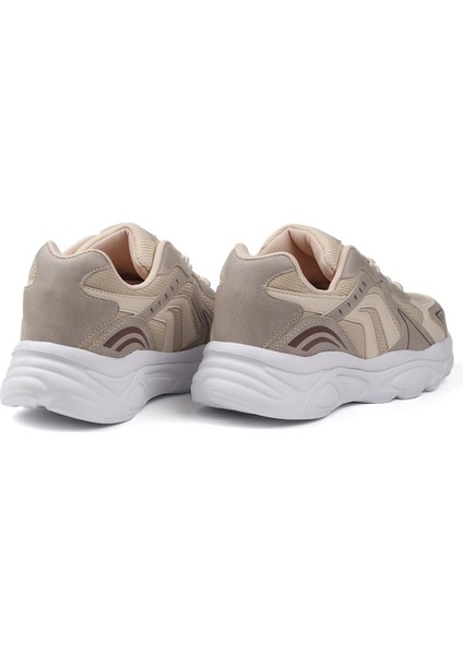 Erkek Bej Günlük Spor Ayakkabı Rahat Yürüyüş Koşu Sneaker Hafif Tabanlı fırsatları