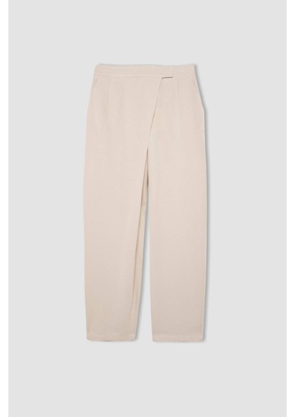 Beli Lastikli Keten Karışımlı Harem Pantolon C2100AX24SP