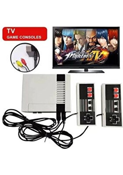 Retro 620 Oyunlu Nostalji Tv Atari Oyun Konsolu 2 Kollu Set (Scart Baslıksız) fırsatları