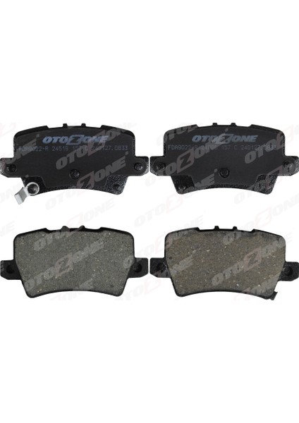 Zengezur Arka Fren Balata Honda Civic 1.8l R18A Vtec Fk2 Hatchback 06- / 1.4l L13Z1 Fk1 Sport 09-