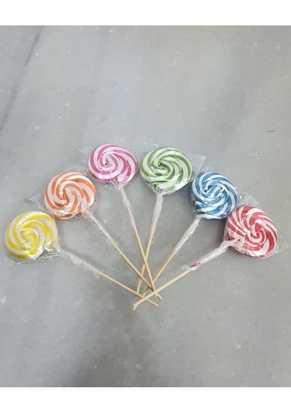 Küçük Boy Sosyete Şeker 20 Adet Renk Karnavalı 13 gr Lolipop Çocuk Doğum Günü fiyatları