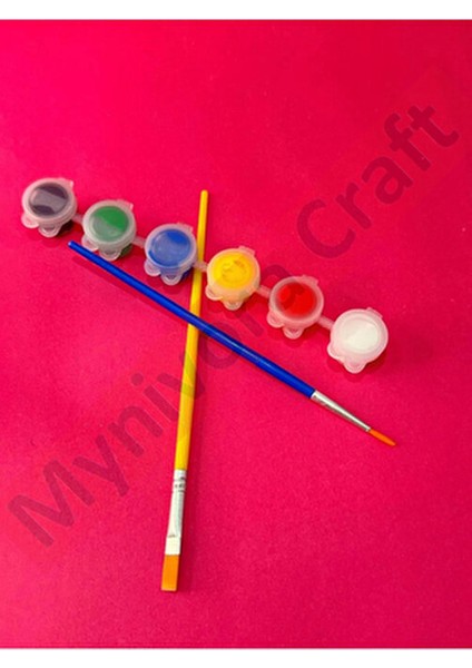 Powerpuff Girls 3’lü Boyama Seti (Blossom, Bubbles, Buttercup) 10 cm Su Bazlı Akrilik Boya Seti modelleri