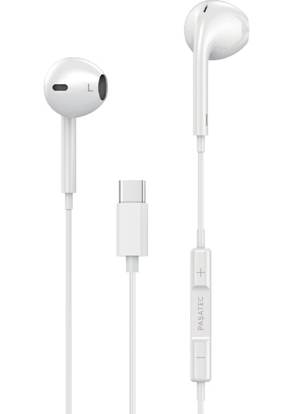 Rave Serisi Type-C Kablolu Kulaklık - Beyaz