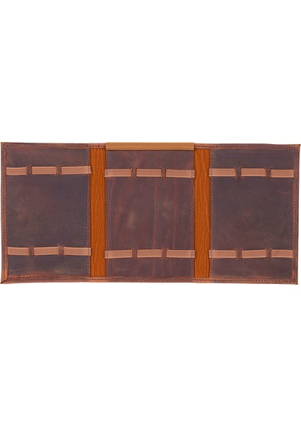 Hakiki Deri, El Yapımı, Saat Kordonu Taşıma Çantası, Antik Kahve fiyatları