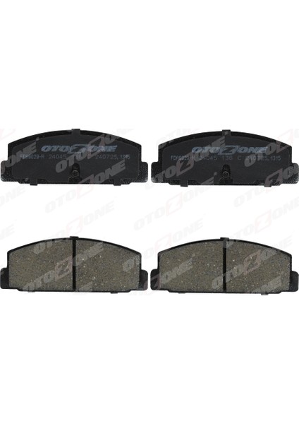 Zengezur Arka Fren Balata Mazda 323 Lantis 1.8l Bp Dohc Bj 99-01 / 626 Fs Gf 98-01 / Mazda 6 2.0l Lf-De Gg Gh 02-