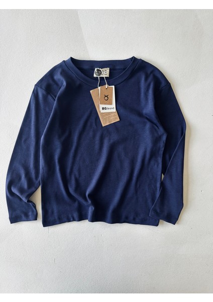 Genç Kız / Erkek %100 Pamuk Uzun Kollu Tişört_RG3701