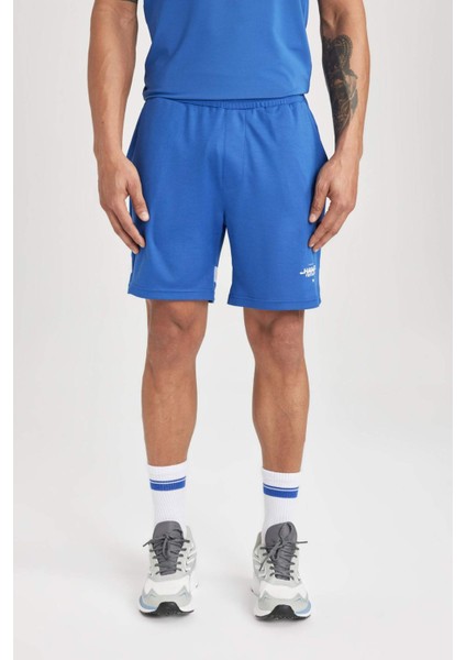 Fit Slim Fit Dar Kesim Sporcu Kısa Paça Şort B5028AX24SP
