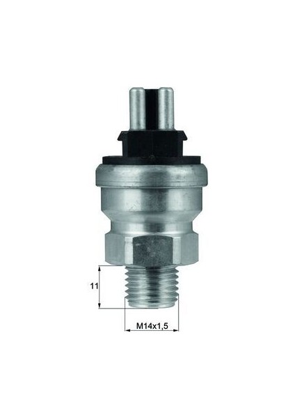 Zengezur Hararet Musuru 93 C - 100 C 3 Lu Siyah. Radyator Fani Mercedes W201 W124 S124 W463