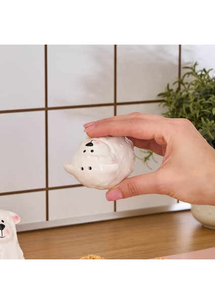 Sheepy Tuzluk ve Biberlik Beyaz 8x4,4 cm modelleri