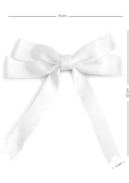 10 Adet Beyaz Saten Fiyonk Süsleme Küçük Kurdele Seti fiyatları