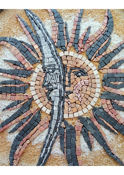 Güneş & Ay Mozaik Taş Tablo modelleri