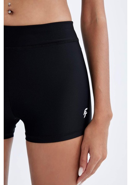 Fit Slim Fit Dar Kesim Sporcu Deniz Şortu B6397AX24HS