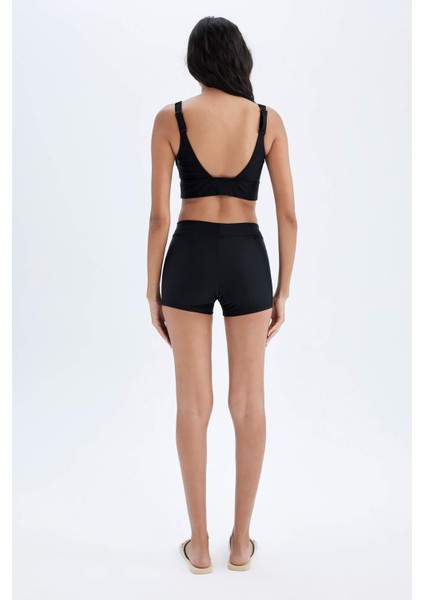 Fit Slim Fit Dar Kesim Sporcu Deniz Şortu B6397AX24HS