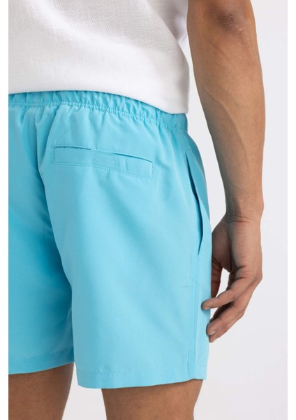 File Astarlı Kısa Boy Deniz Şortu N0131AZ24HS