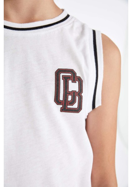 Erkek Çocuk NBA Chicago Bulls Bisiklet Yaka Atlet C4454A824HS