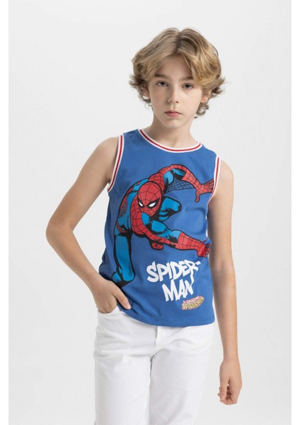 Erkek Çocuk Marvel Comics Bisiklet Yaka Atlet