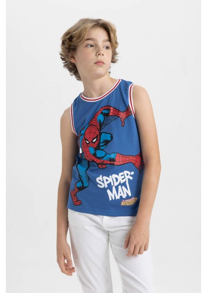 Erkek Çocuk Marvel Comics Bisiklet Yaka Atlet