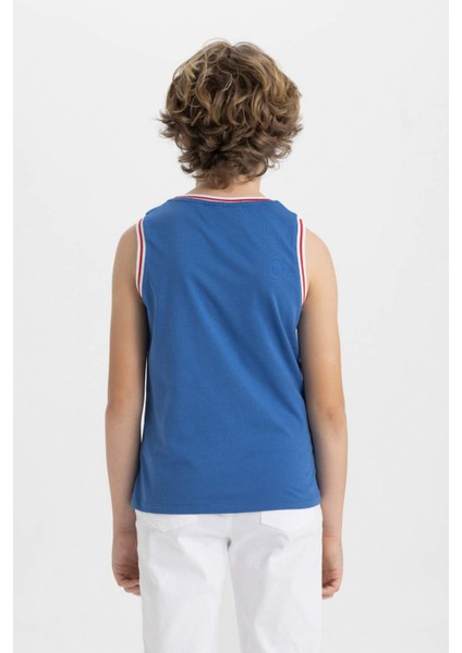 Erkek Çocuk Marvel Comics Bisiklet Yaka Atlet