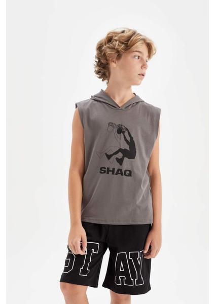 Erkek Çocuk Shaquille O'Neal Kapüşonlu Atlet C3286A824HS