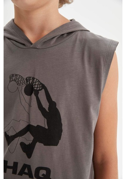 Erkek Çocuk Shaquille O'Neal Kapüşonlu Atlet C3286A824HS