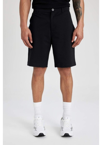 Fit Standart Fit Sporcu Kısa Paça Şort