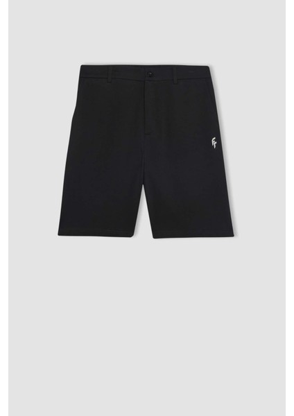Fit Standart Fit Sporcu Kısa Paça Şort