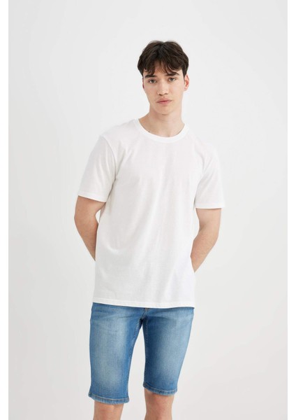 Skinny Fit Jean Bermuda Şort A4803AX24SM