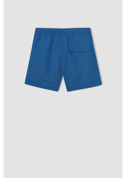 File Astarlı Kısa Boy Deniz Şortu B7244AX24HS