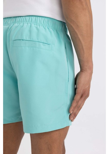 File Astarlı Kısa Boy Deniz Şortu N0131AZ24HS